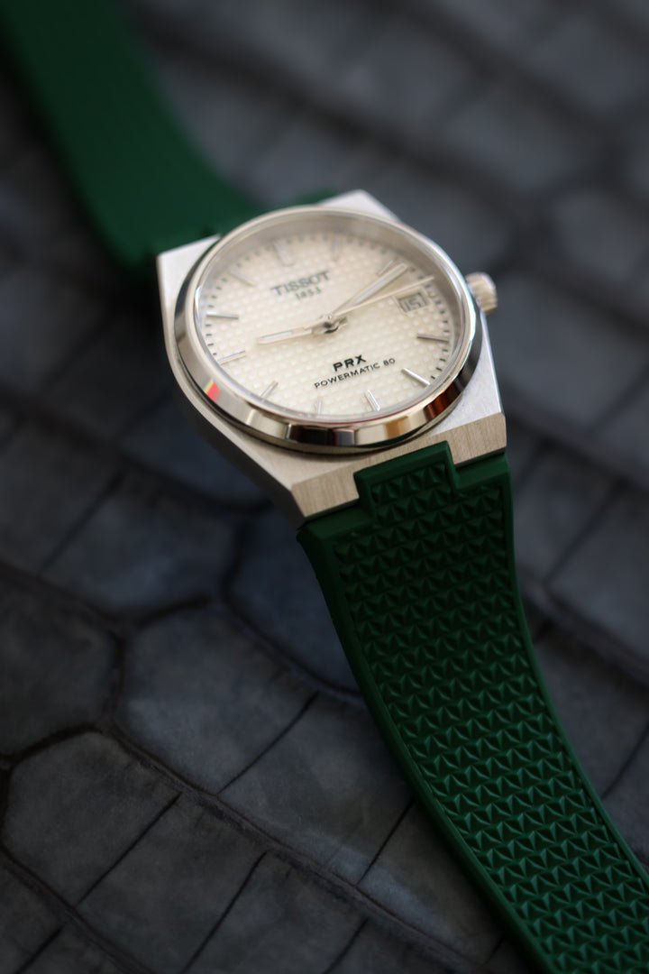 Tissot PRX Green CTS Rubber Strap