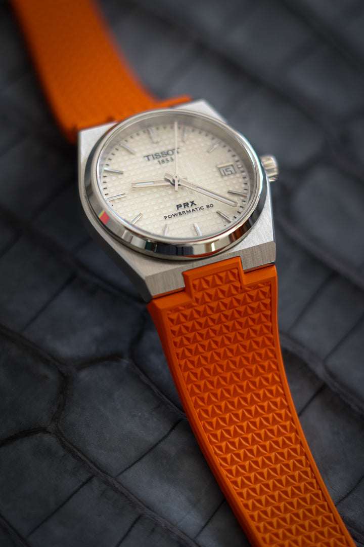 Tissot PRX Orange CTS Rubber Strap