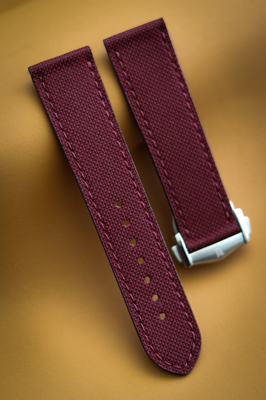 Burgundy Sailcloth (Flat)