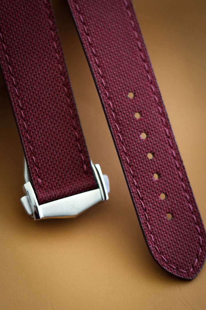 Burgundy Sailcloth (Flat)
