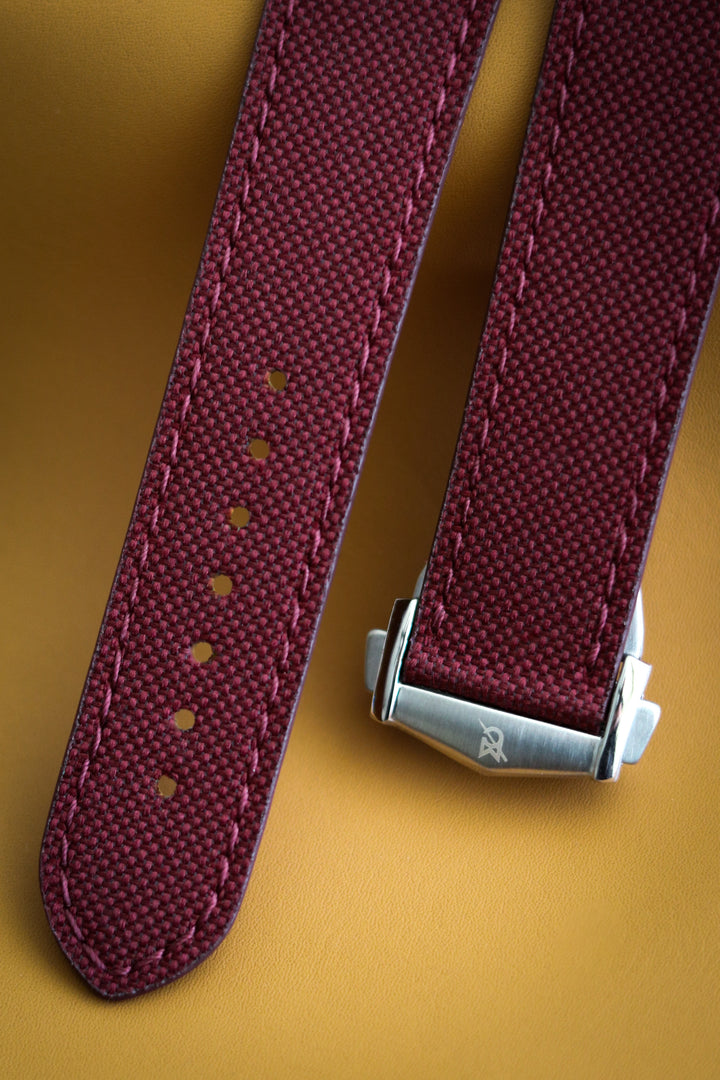 Burgundy Sailcloth (Flat)