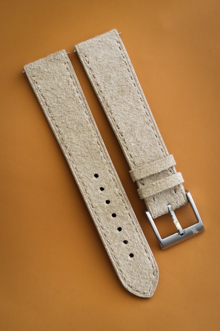 Beige Suede Leather (Flat)