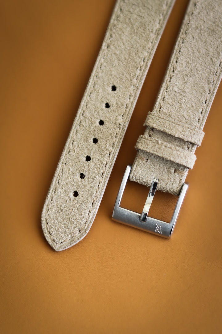 Beige Suede Leather (Flat)