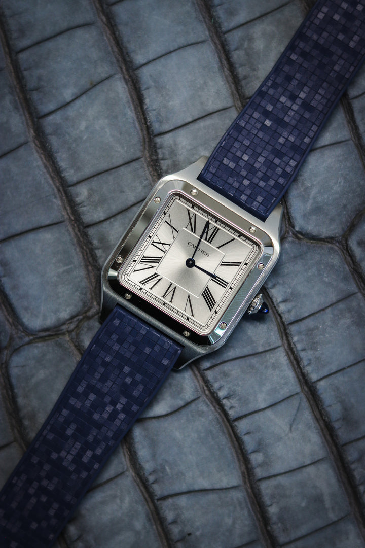 Navy Blue ‘Mosaic’ CTS Rubber Strap