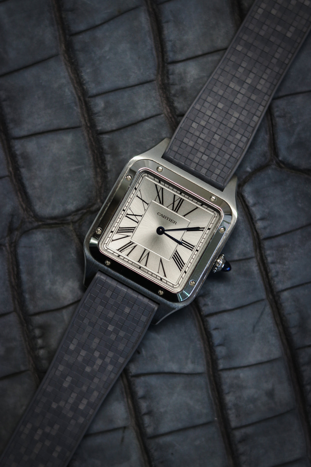 Grey ‘Mosaic’ CTS Rubber Strap