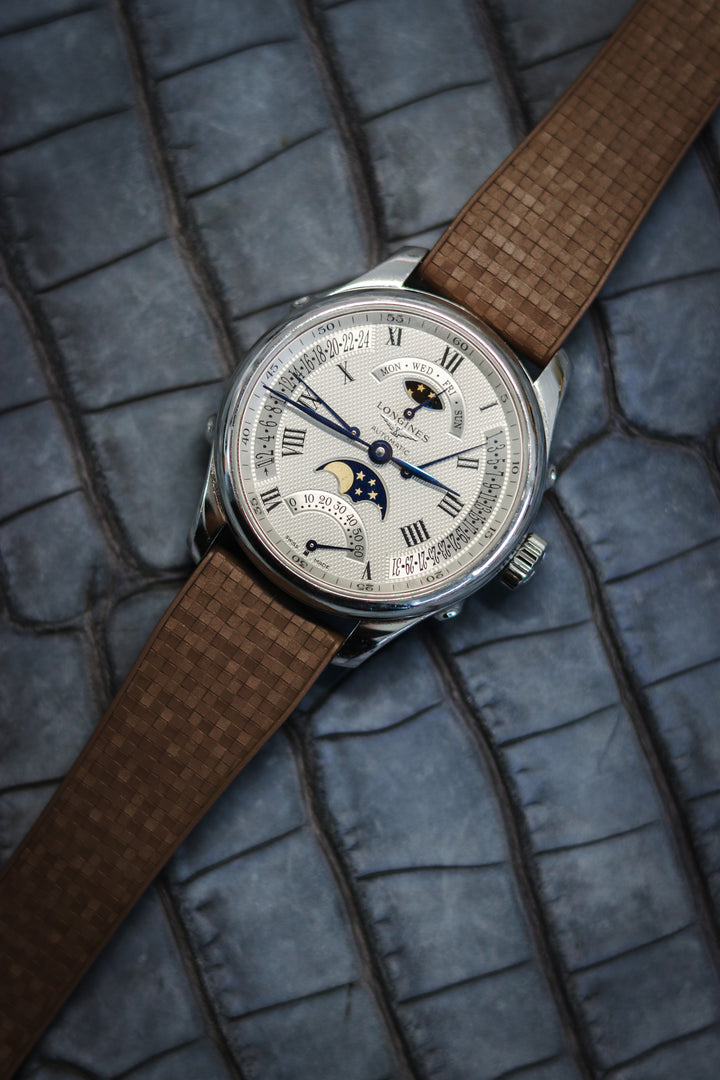 Brown ‘Mosaic’ CTS Rubber Strap