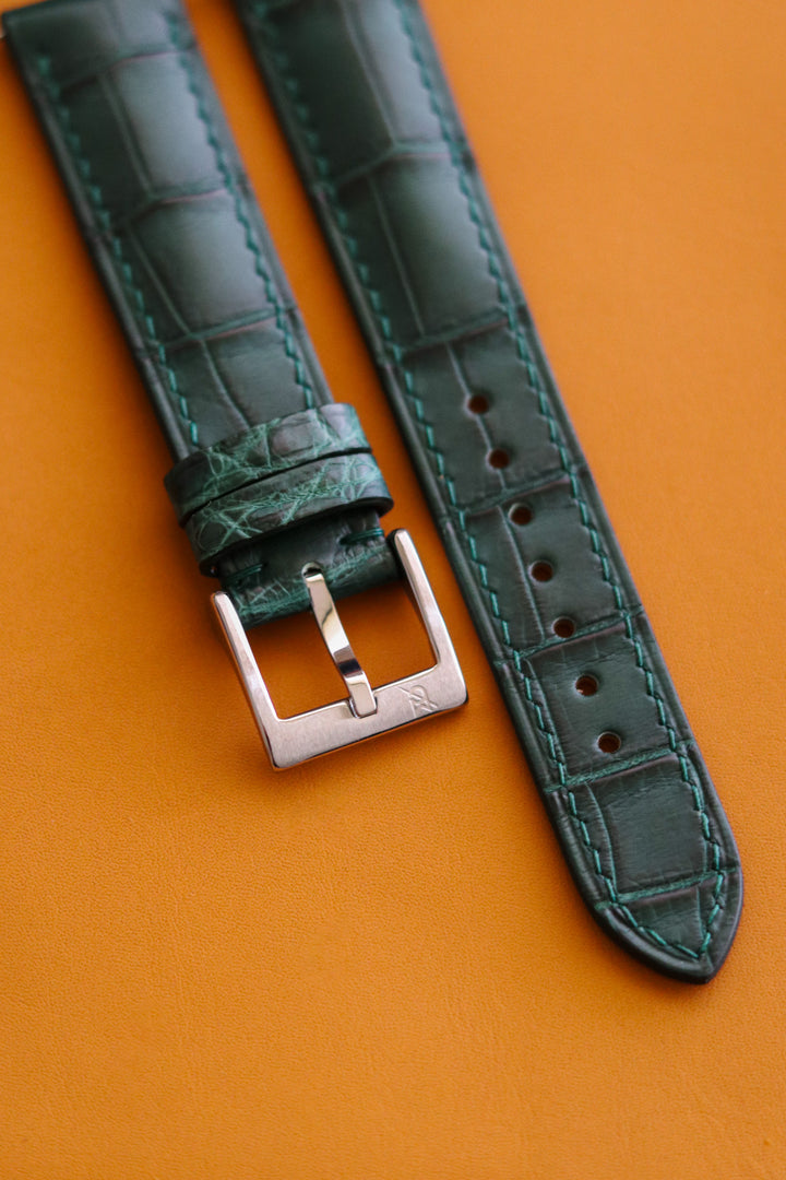 Forest Green Alligator (Padded)