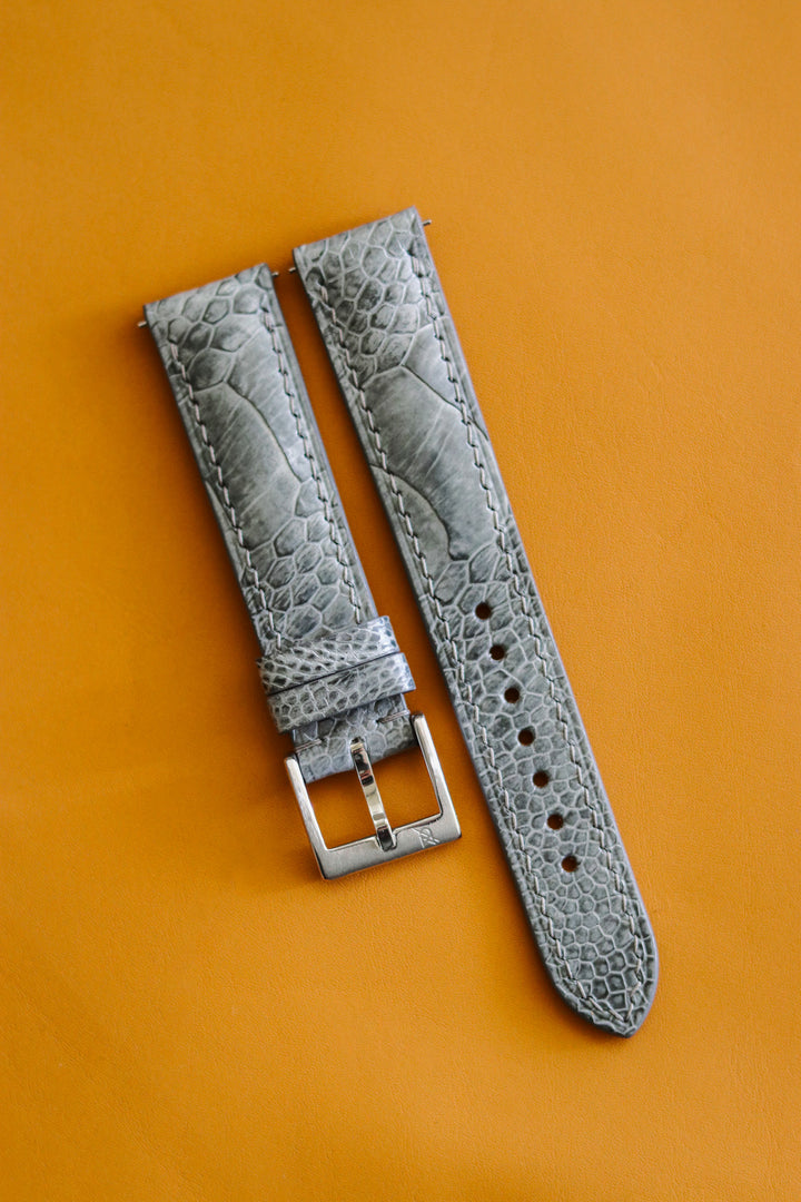Grey Ostrich Leg (Padded)