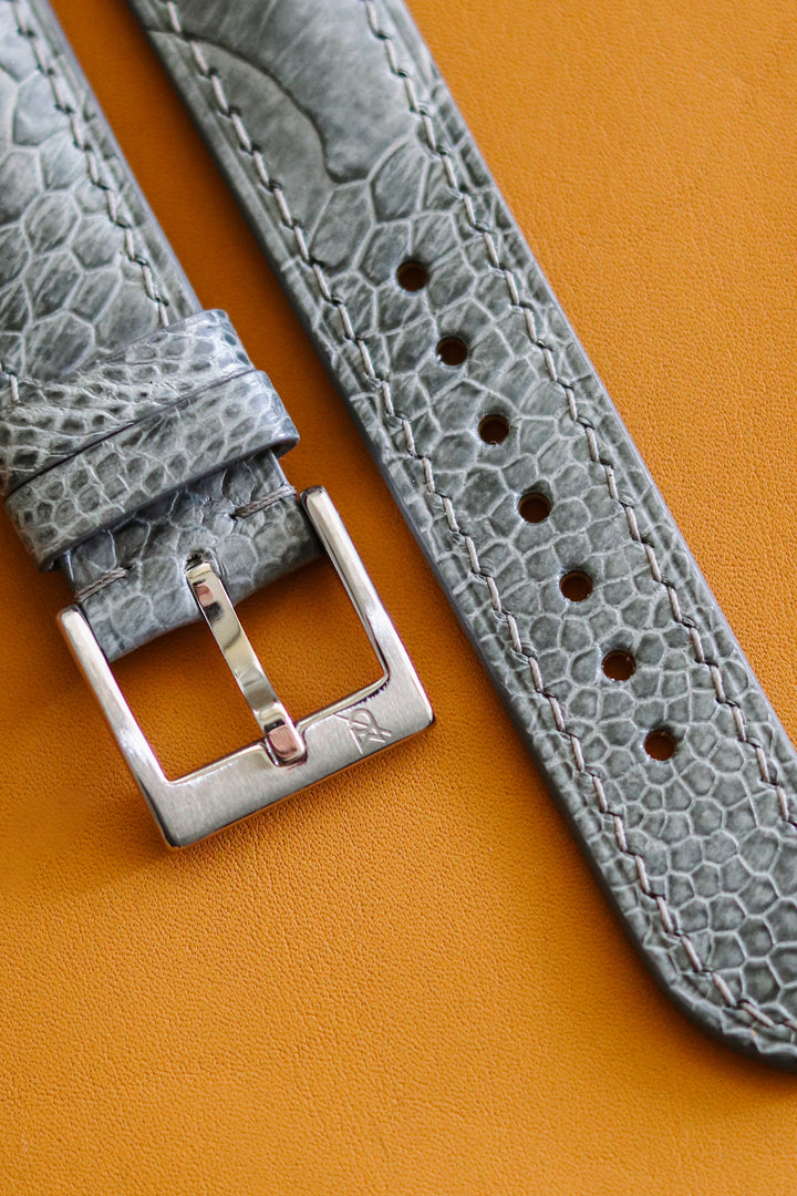 Grey Ostrich Leg (Padded)
