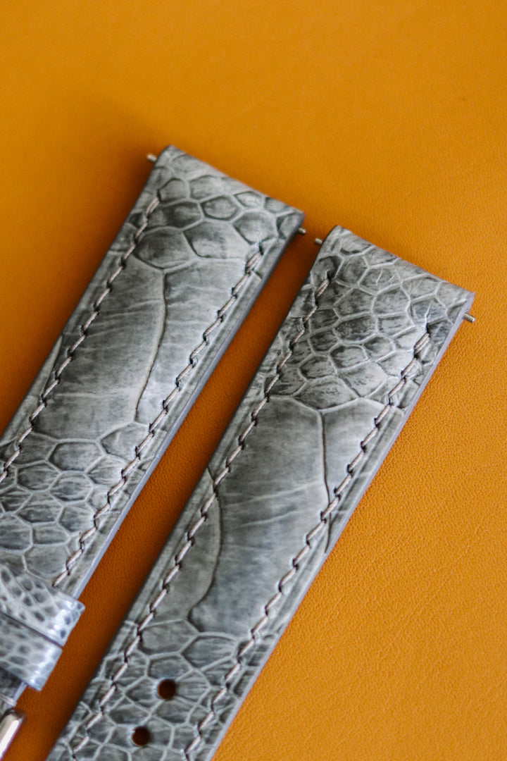 Grey Ostrich Leg (Padded)