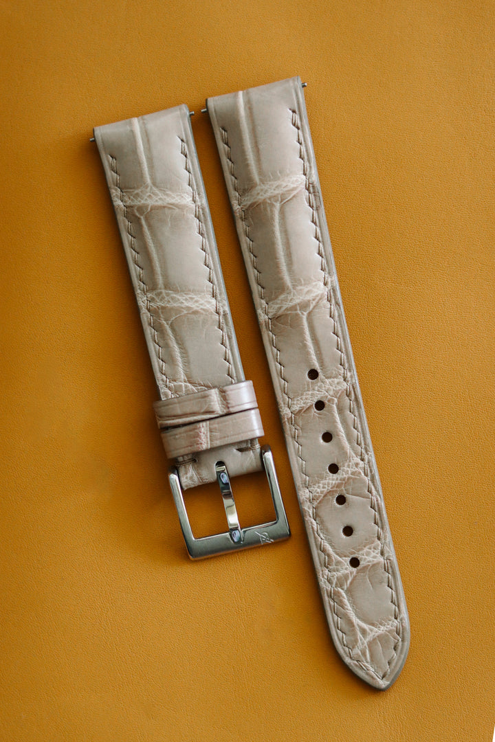 Beige Alligator (Padded)