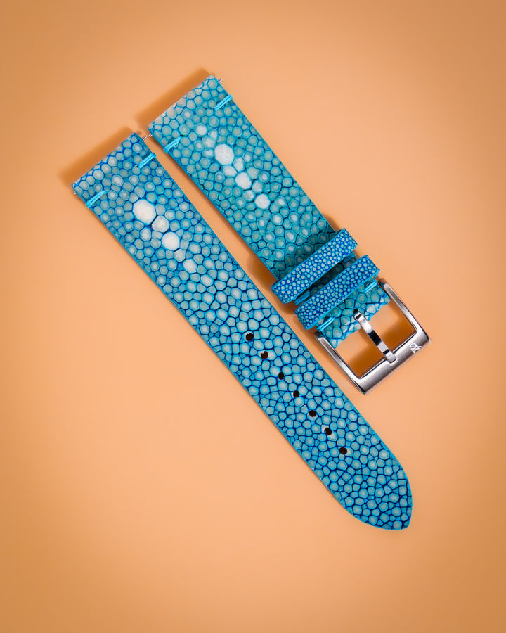 Turquoise Blue Stingray Double Pearl
