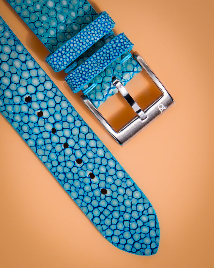 Turquoise Blue Stingray Double Pearl