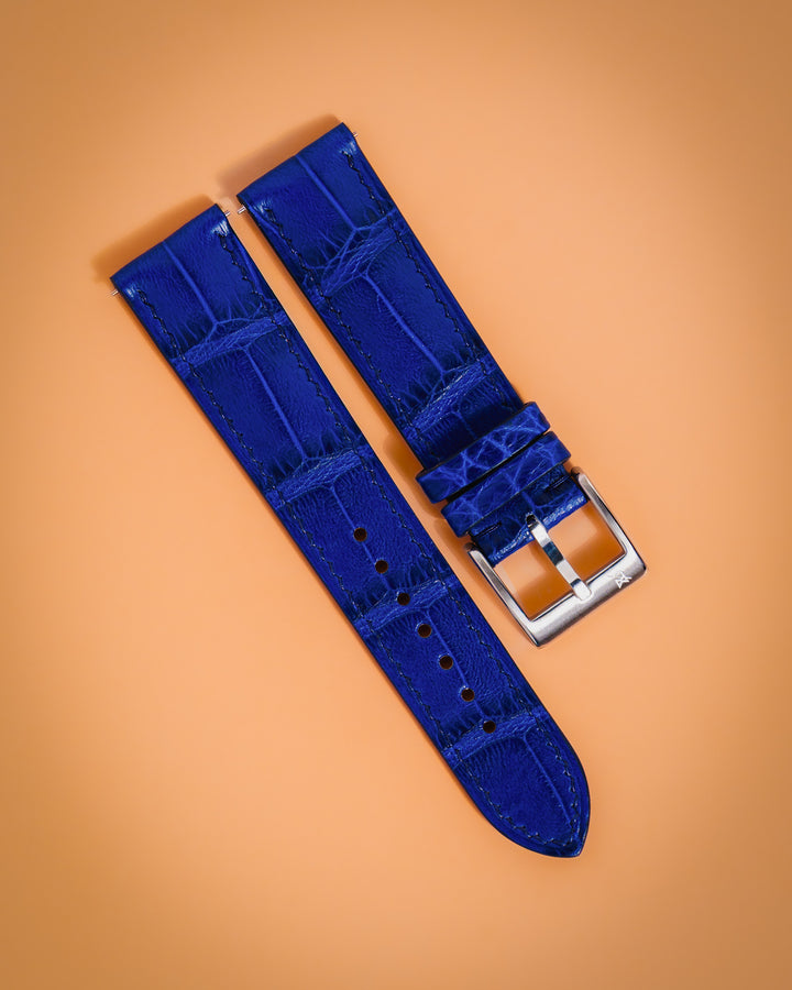 Navy Alligator (Padded)