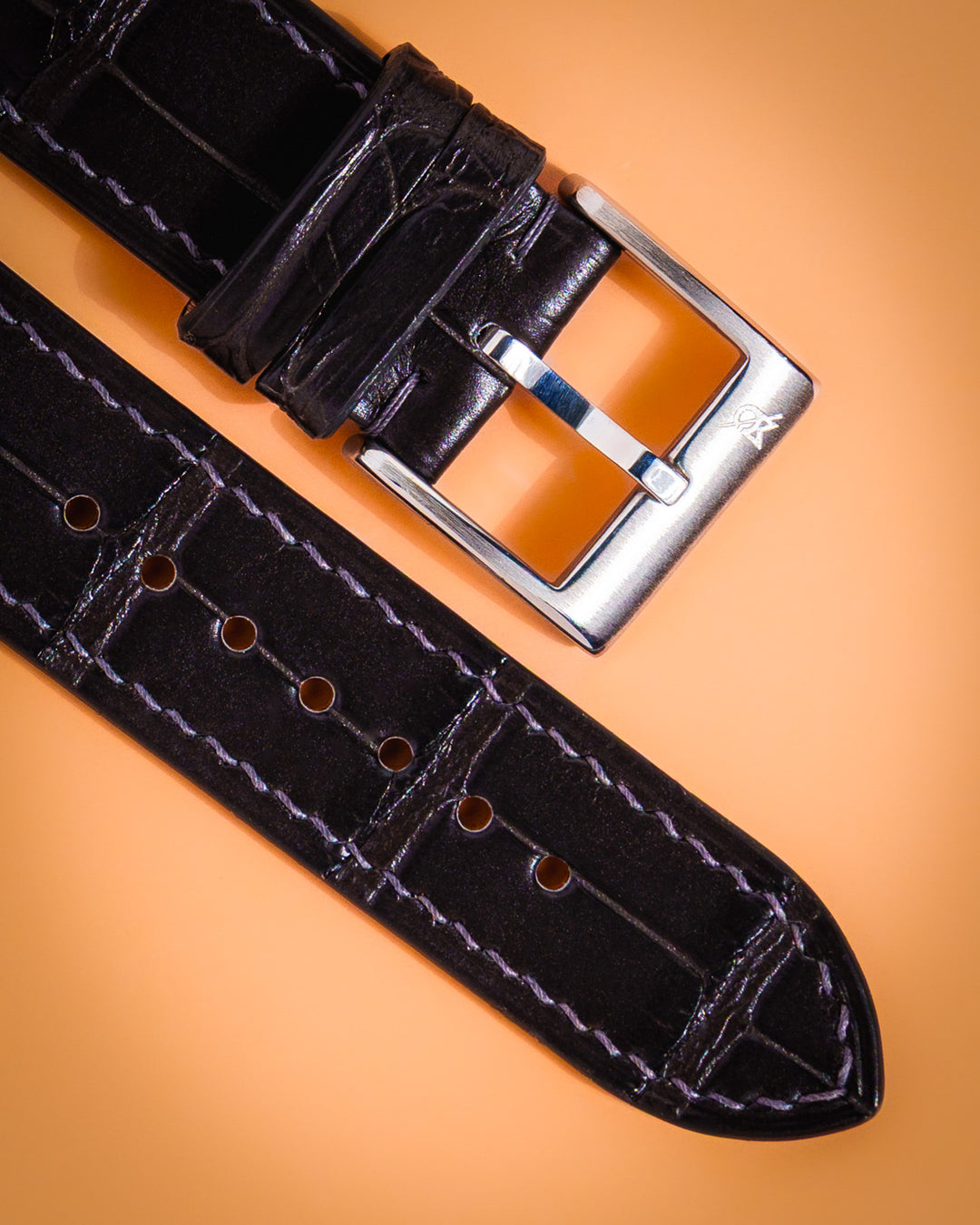 Dark Grey Alligator (Padded)