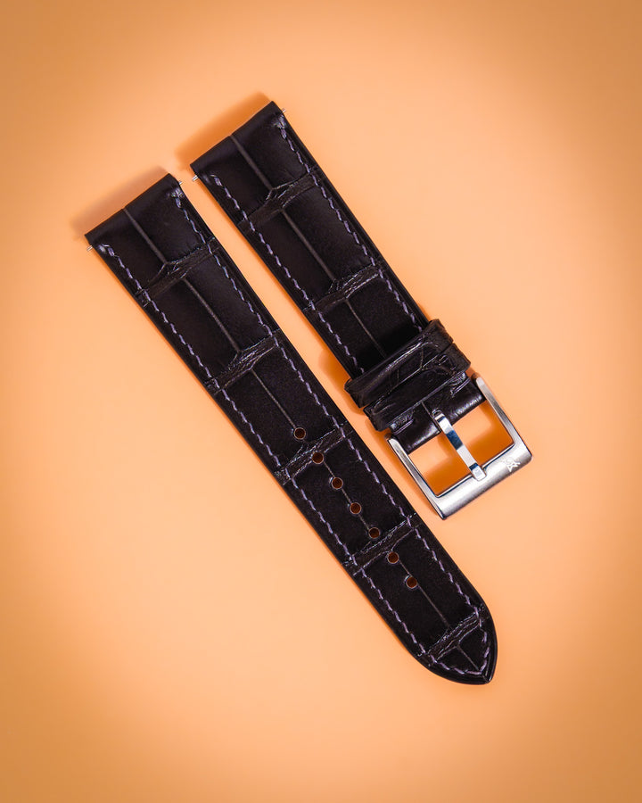 Dark Grey Alligator (Padded)