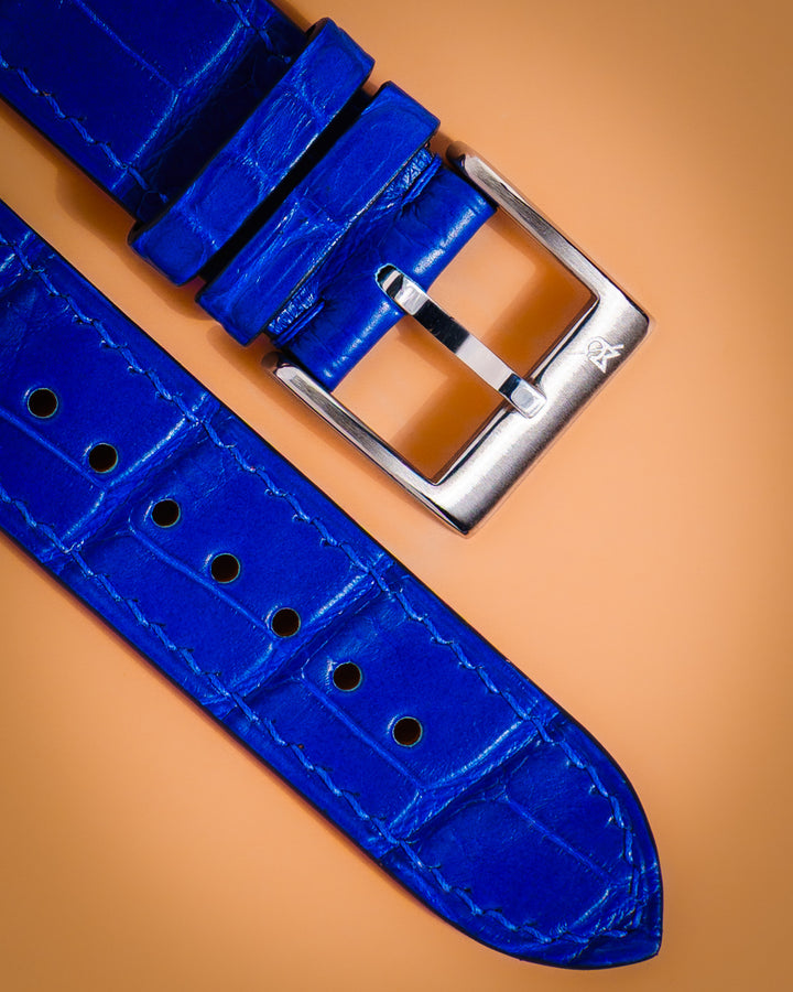 Royal Blue Alligator (Padded)