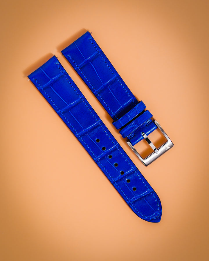 Royal Blue Alligator (Padded)